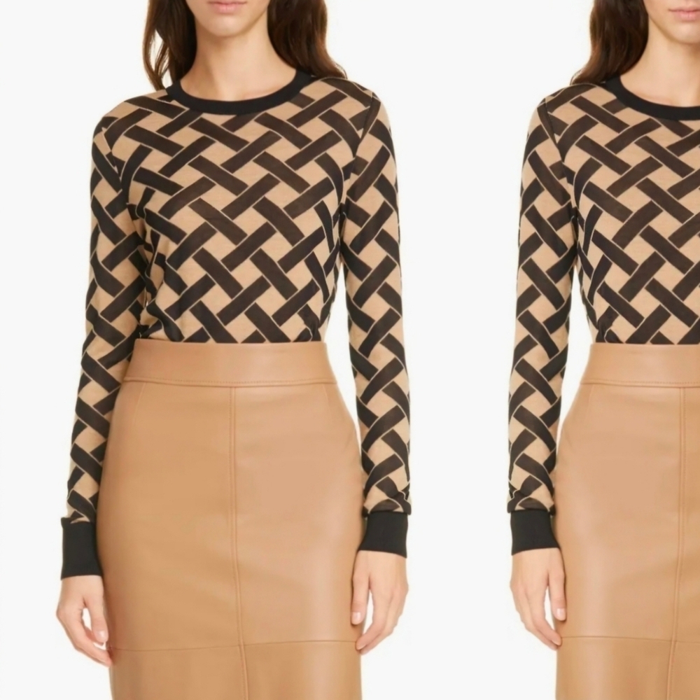 Hugo Boss Fadenia Lattice Sweater